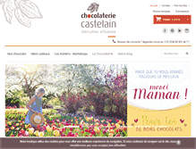 Tablet Screenshot of chocolat-castelain.fr